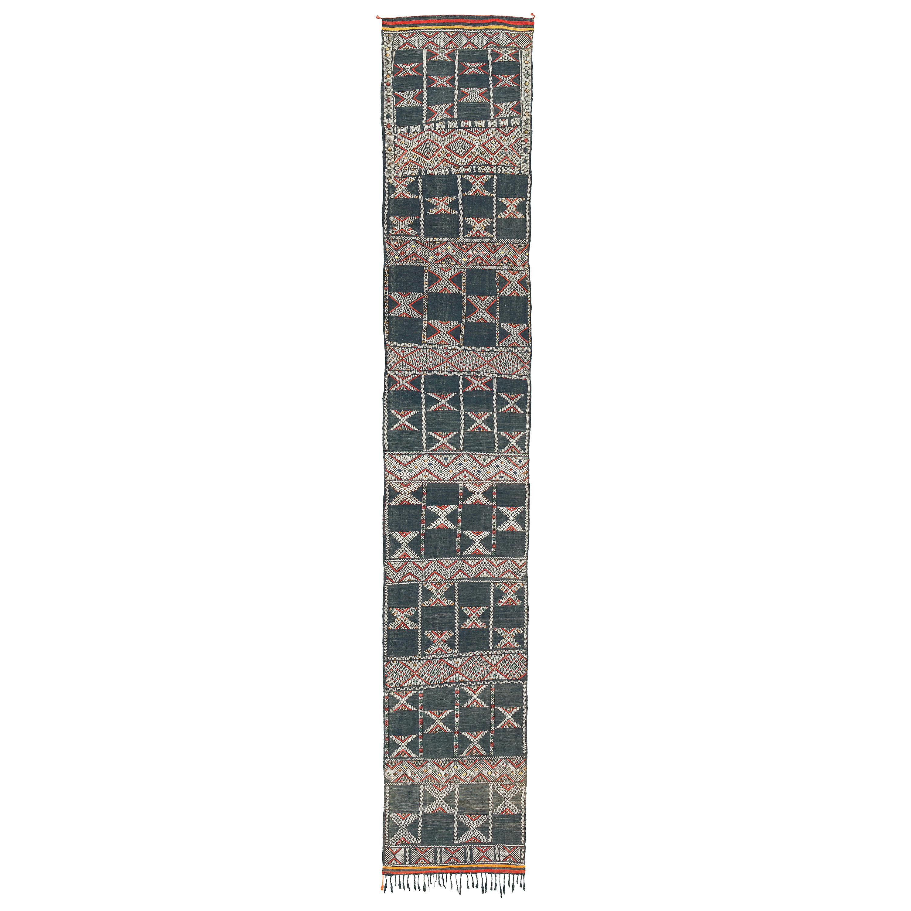 Mid-20th Century Moroccan Zaiane Carpet For Sale