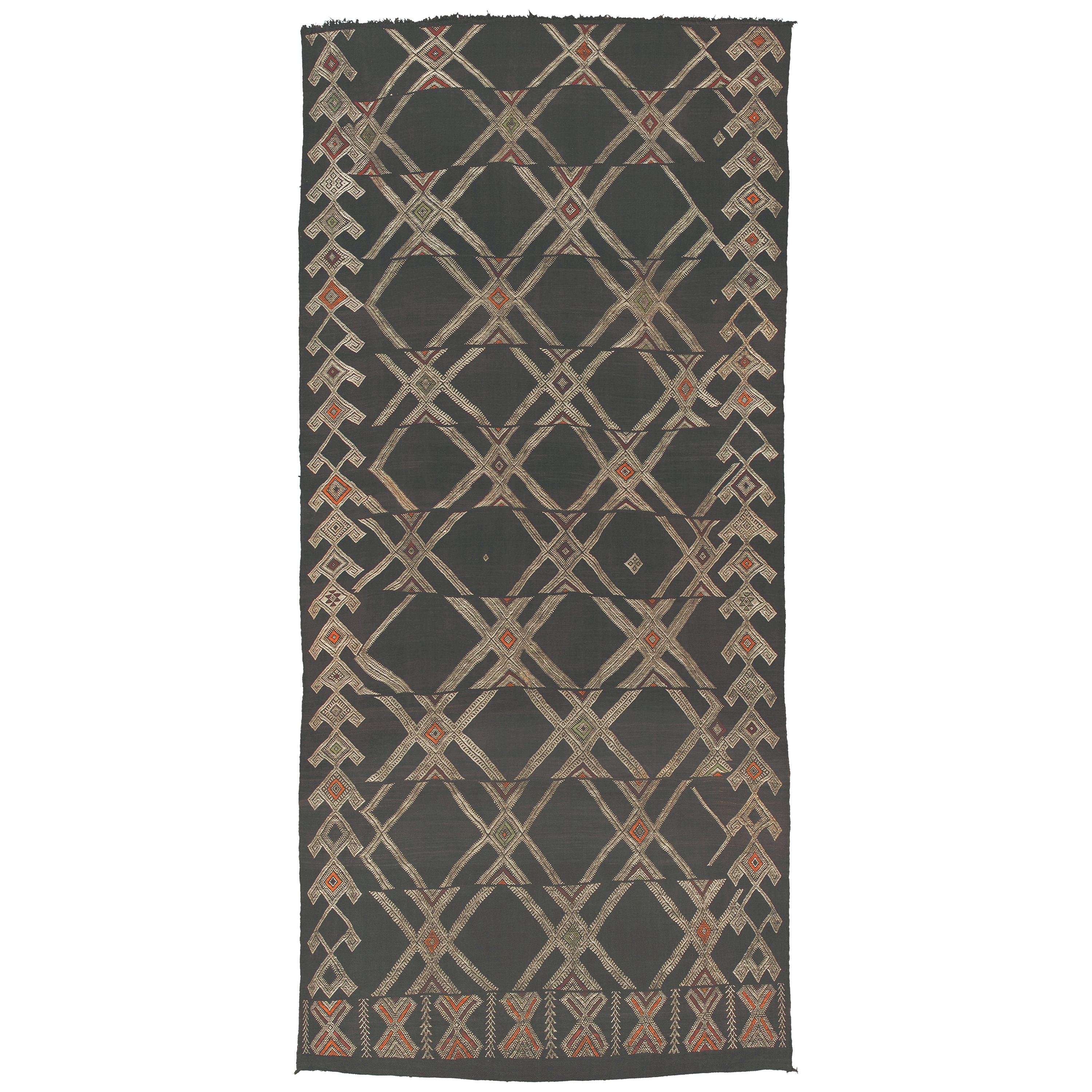 Mid-20th Century Moroccan Zaiane Carpet