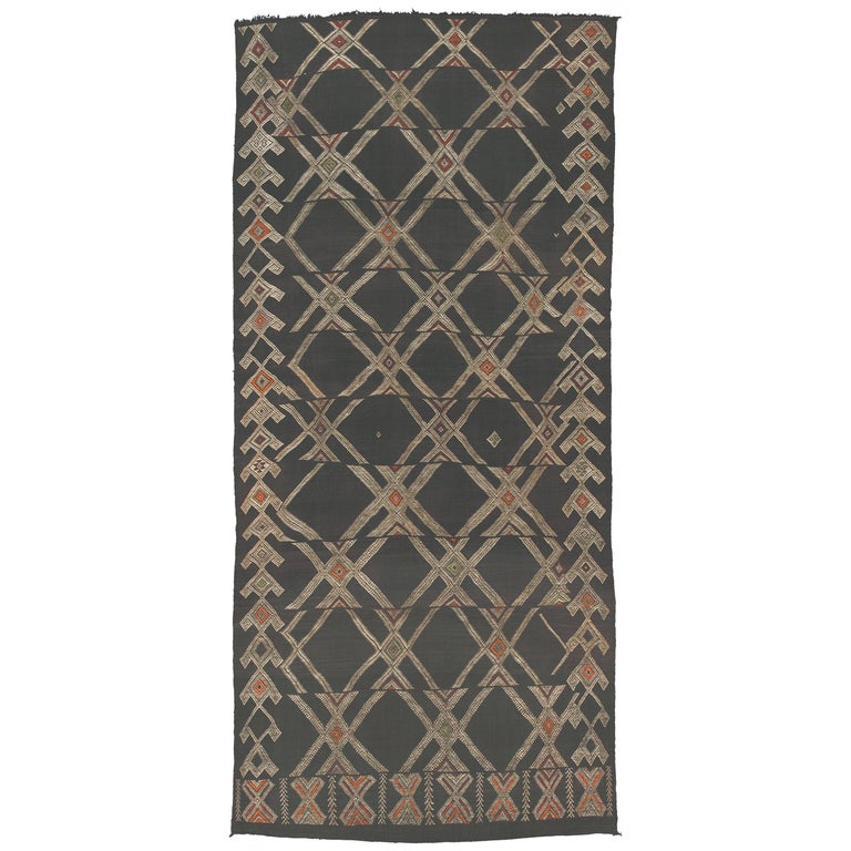 Mid-20th Century Moroccan Zaiane Carpet For Sale at 1stDibs