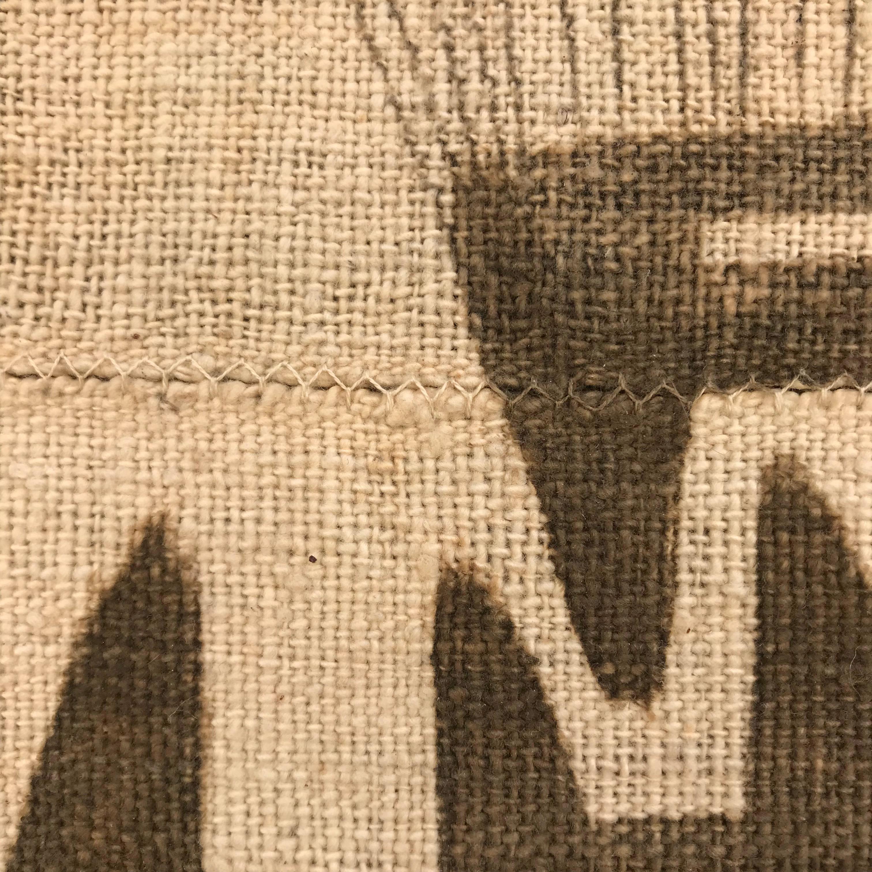 Hand-Woven Mid-20th Century Mounted Senufo Korhogo Textile