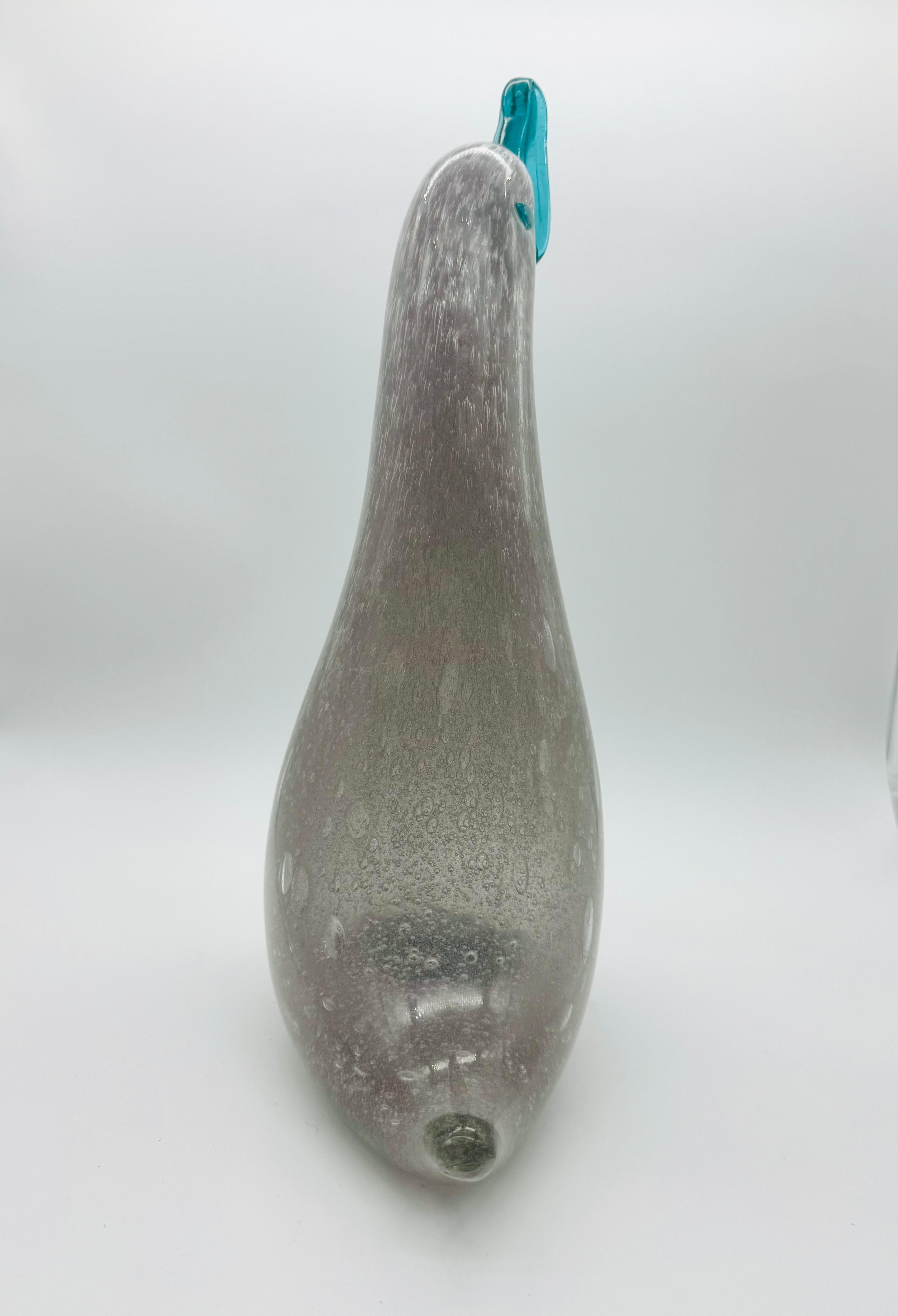 Figura di anatra di Murano della metà del XX secolo attribuita a Napoleone Martinuzzi In condizioni buone in vendita a CABA, AR