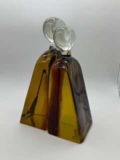 Mid-20th Century Murano Glass Bookends by Luciano Gaspari – Striking Pair