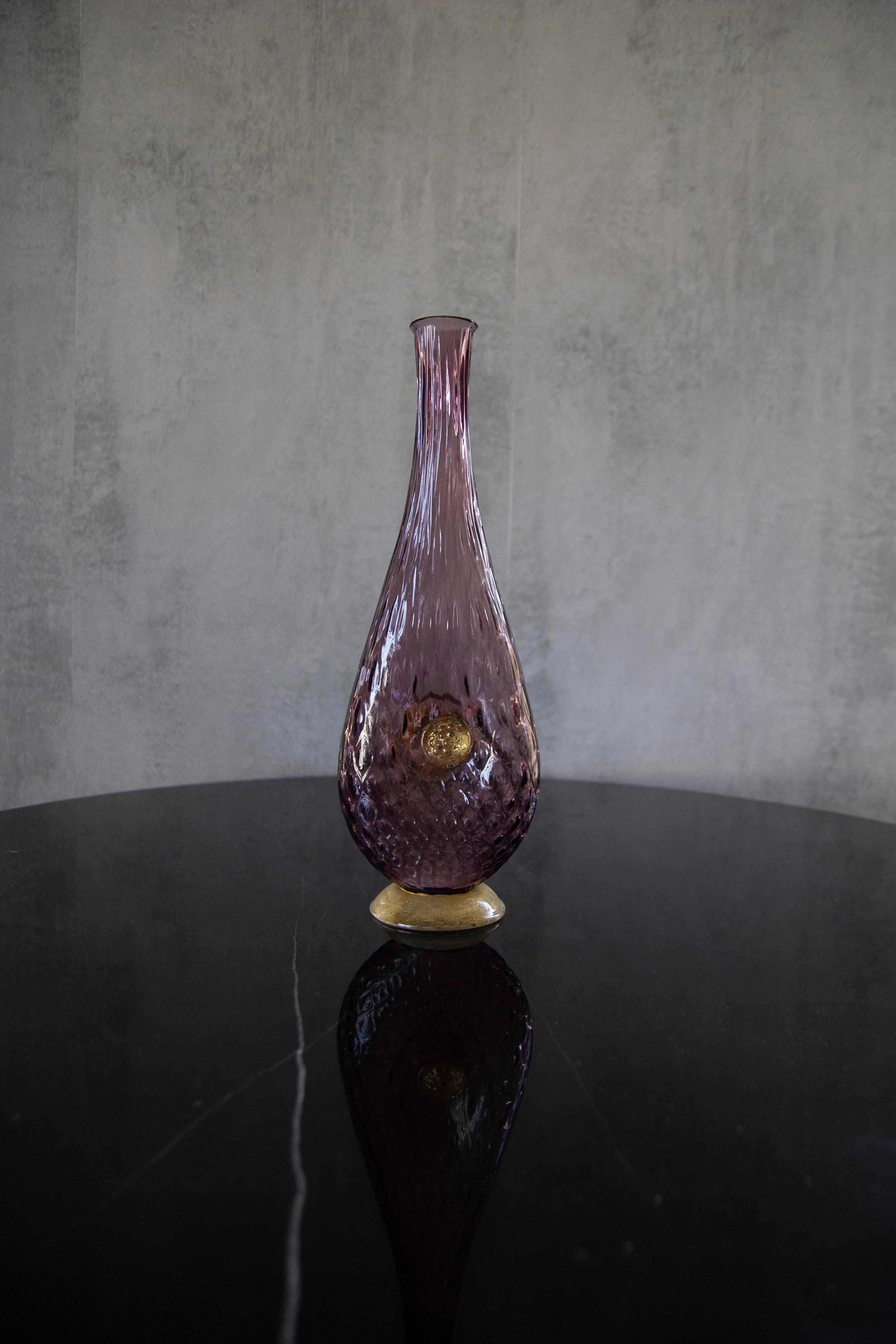 Mid 20th Century Murano Glass Decanter In Good Condition For Sale In Los Angeles, CA
