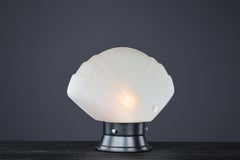 Mid-20th Century Murano Glass Fan Table Lamp, Italy, 1960s