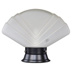 Mid-20th Century Murano Glass Fan Table Lamp, Italy, 1960s