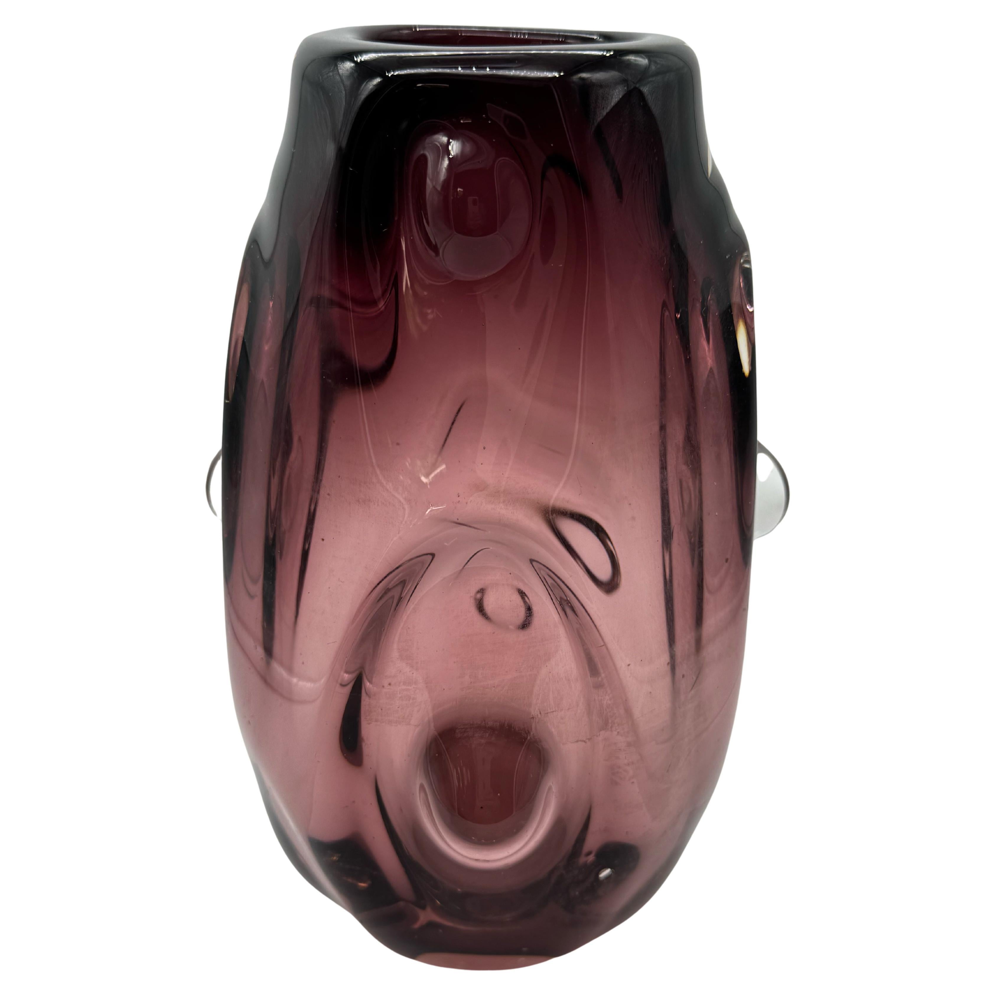 Mid-20th Century Murano Glass Vase – A Soft Beauty in Art Glass