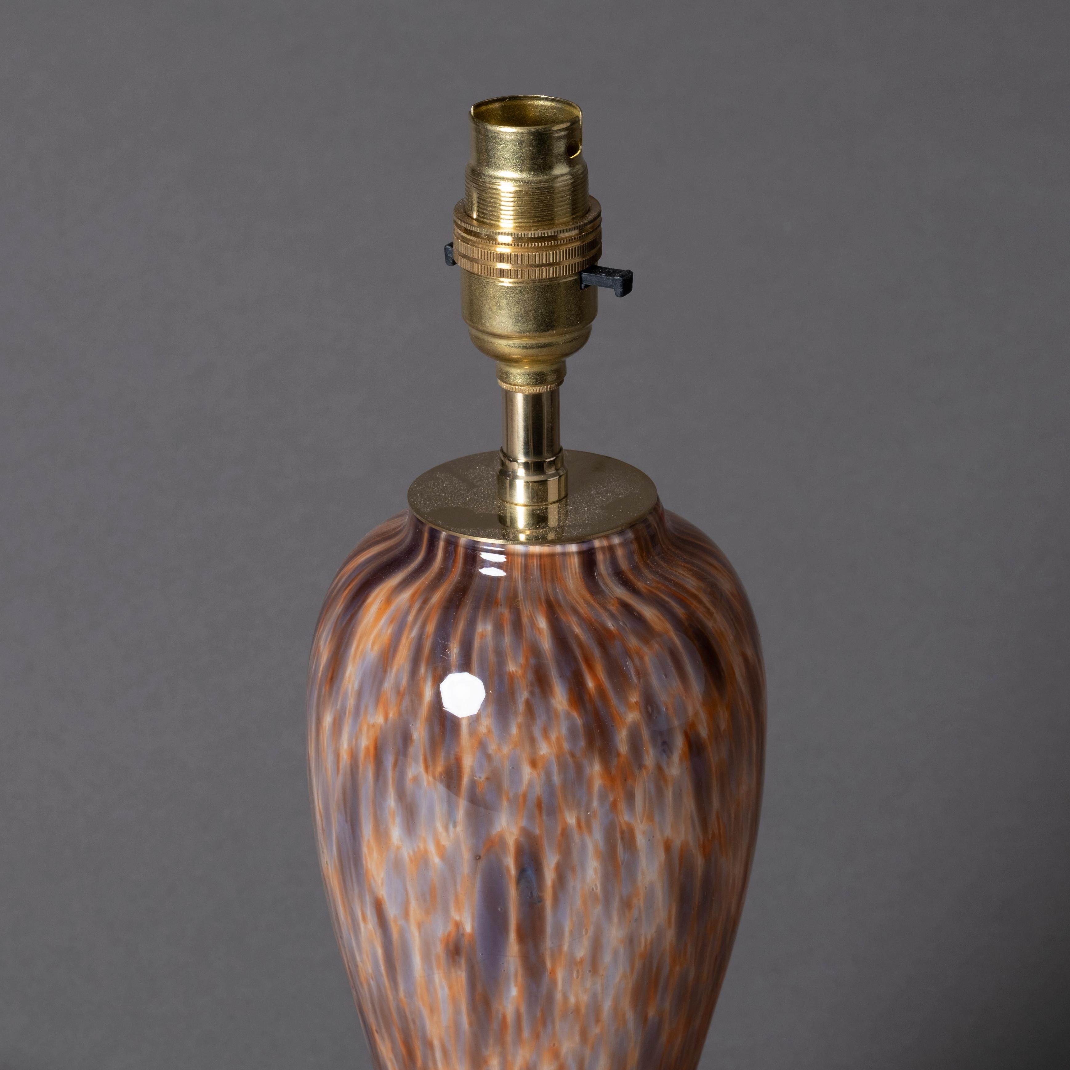 Bohemian Mid-20th Century Murano Glass Vase