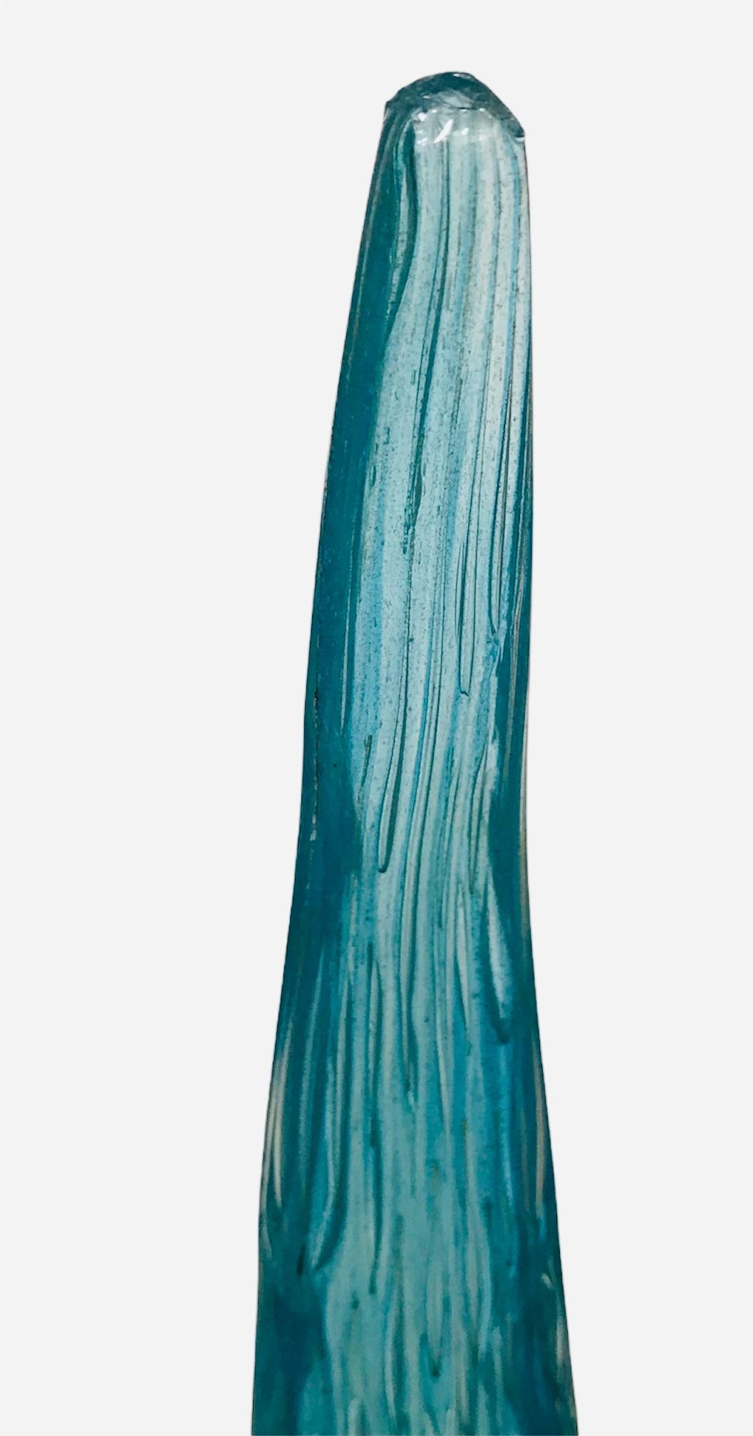 Mid 20th Century Murano Italian Art Glass Bird Sculpture For Sale 1