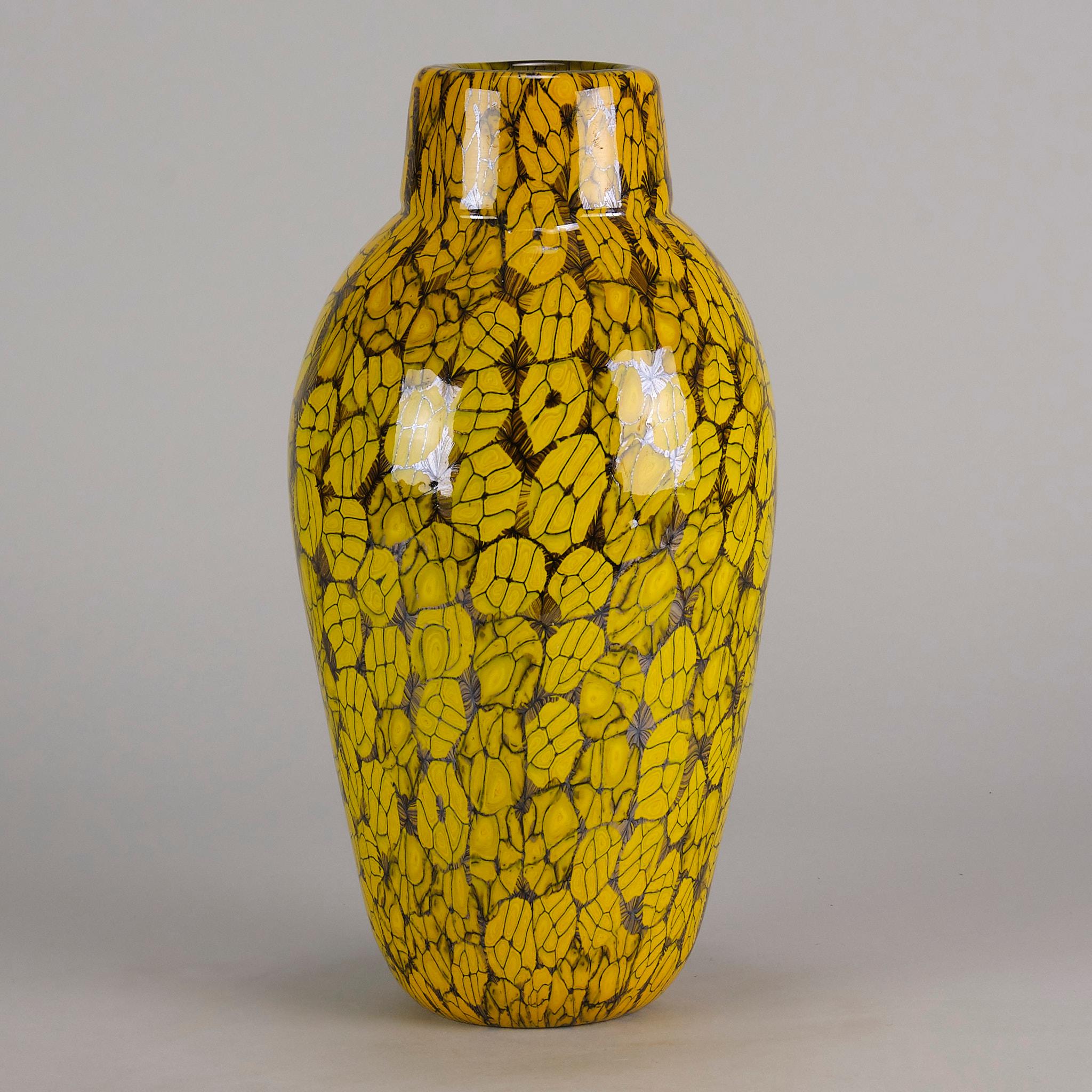 Mid-Century Modern Mid 20th Century Murrano Vase entitled 