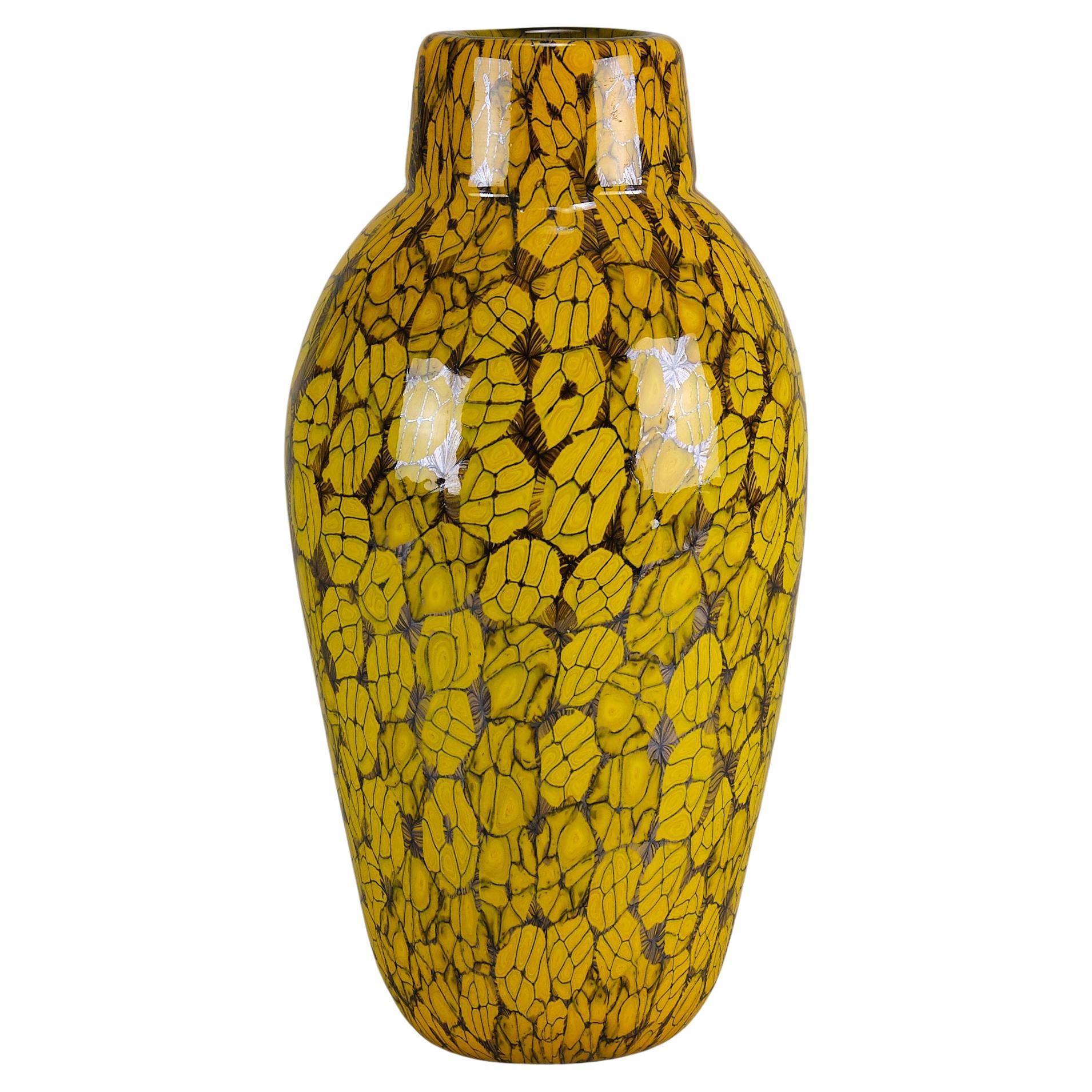 Mid 20th Century Murrano Vase entitled "Murrine Vase VI" by Vittorio Ferro For Sale