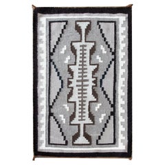 Tapis Navajo d'Amérique du Nord du milieu du 20e siècle