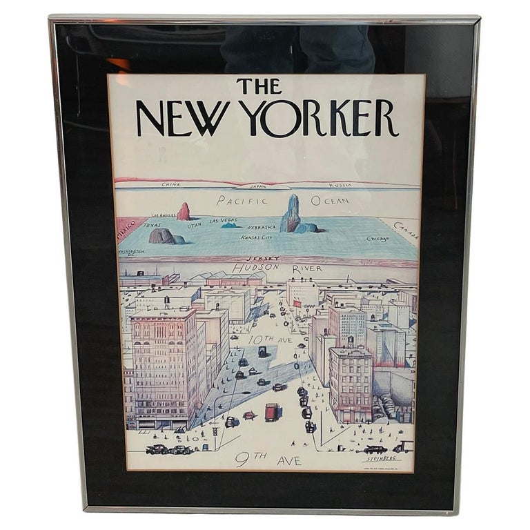 Mid 20th Century New Yorker Print by Saul Steinberg at 1stDibs