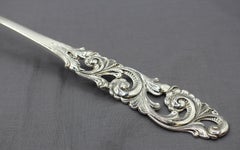 Mid-20th Century Norwegian 830 Standard Silver Soup or Punch Ladle