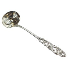 Mitte des 20. Jahrhunderts Norwegische 830 Standard Silber Suppen- oder Punschkelle