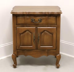 Mid 20th Century Nutwood French Country Style Nightstand