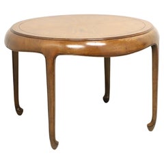 Used Mid 20th Century Oak Asian Inspired Round Dining Table