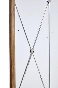 Mid-20th Century Oak Framed Wall Mirror