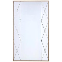 Mid-20th Century Oak Framed Wall Mirror