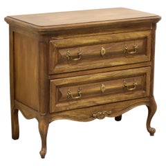 Retro Mid 20th Century Oak French Country Style Two-Drawer Occasional Chest