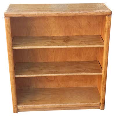 Artist's work: Large oak shelf/bookcase circa 1960, selected wood, key ...