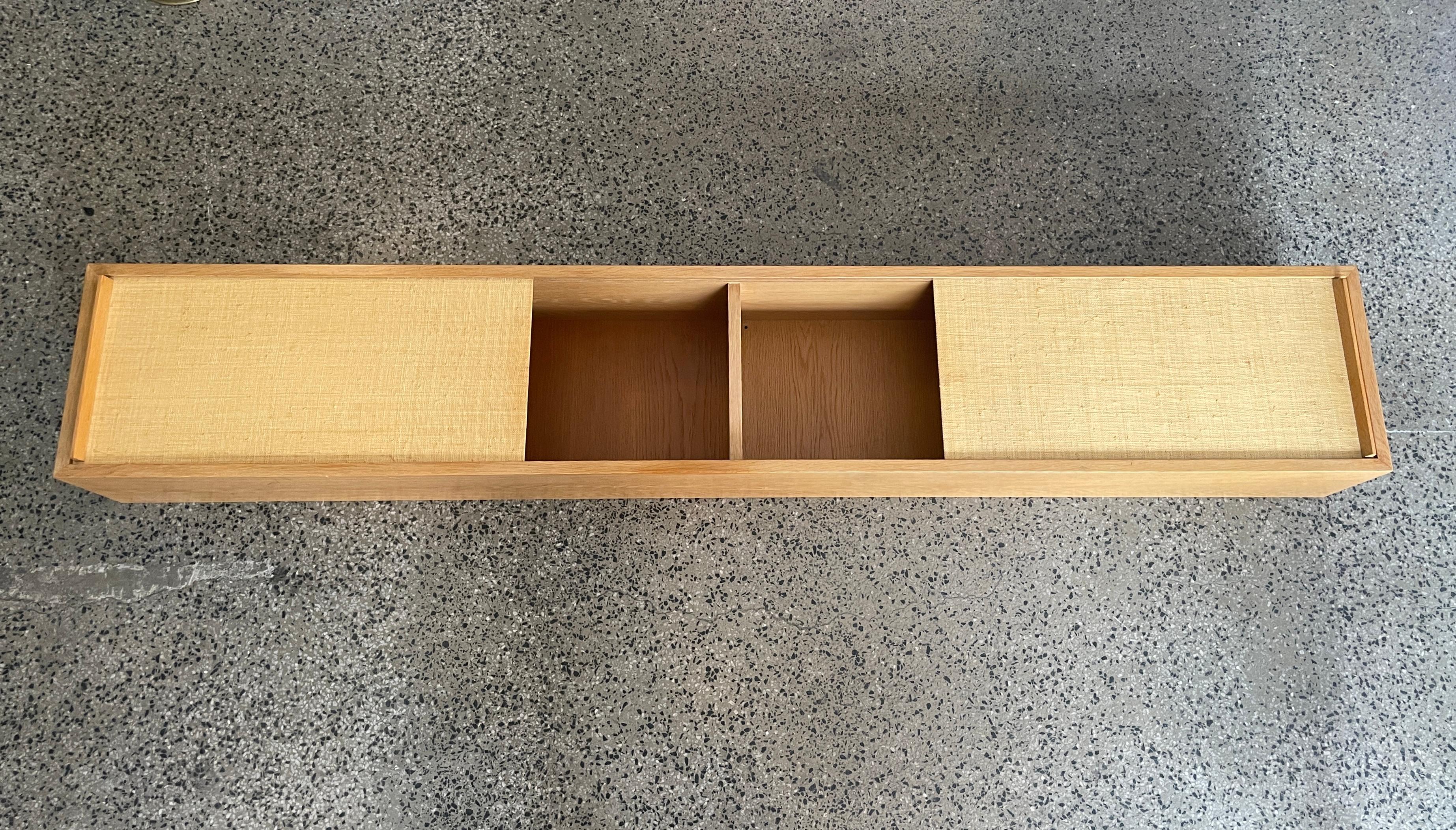 Scandinavian Modern Mid-20th Century Oakwood Wall Cabinet by Carl Gustaf Hiort af Ornäs Finland