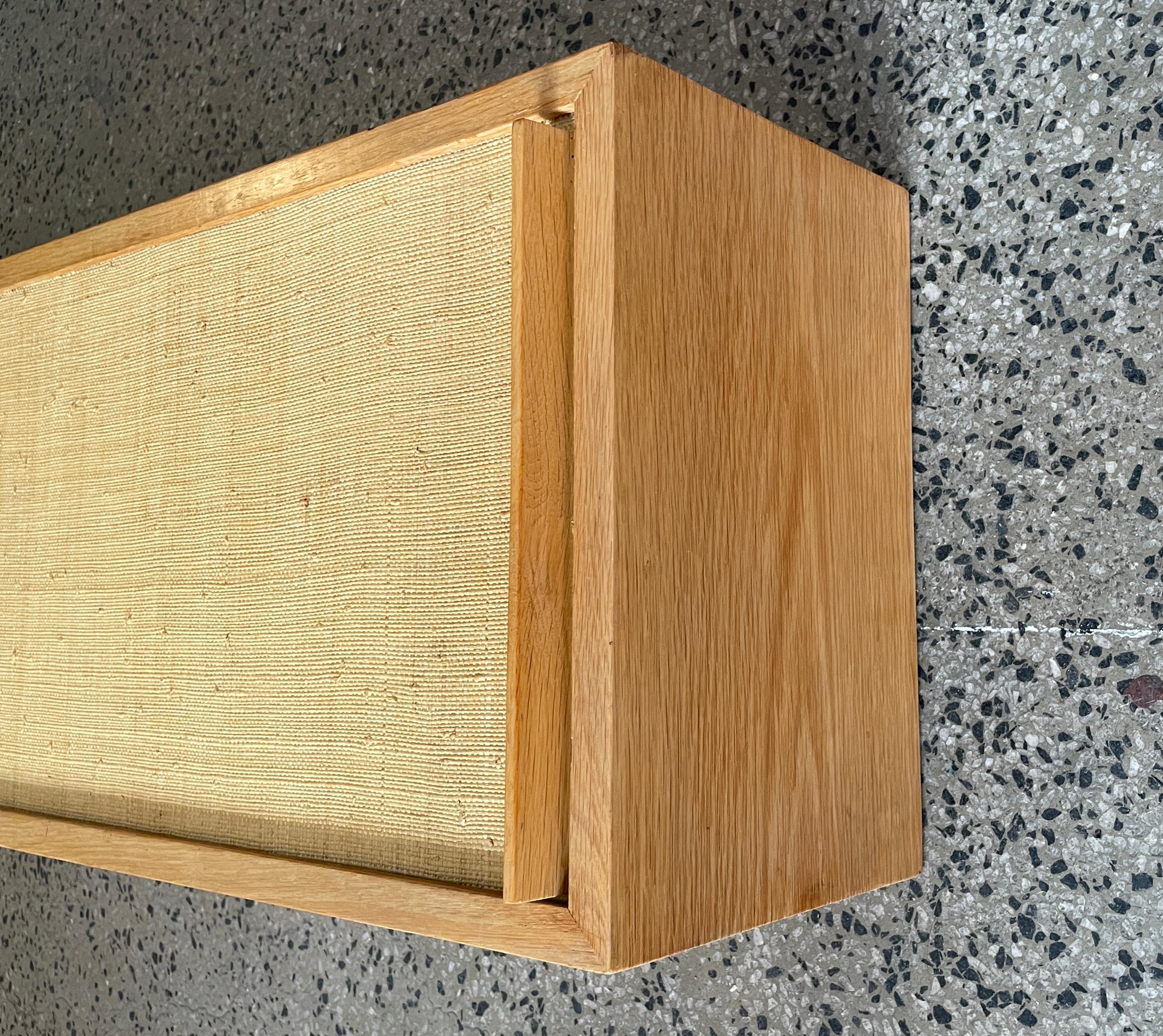 Mid-20th Century Oakwood Wall Cabinet by Carl Gustaf Hiort af Ornäs Finland 3