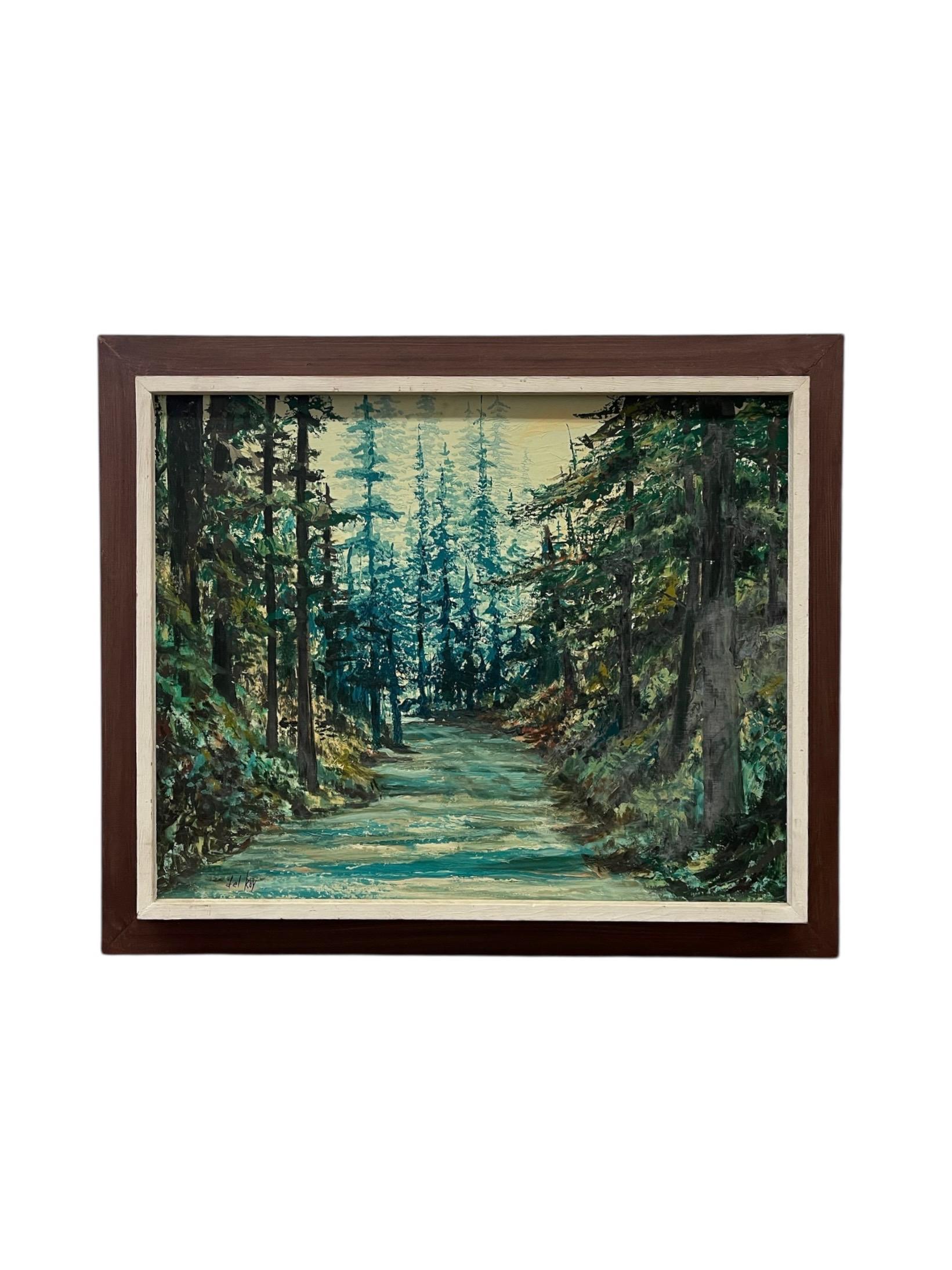 Original-Ölgemälde auf Leinwand vom Künstler Del Kaye, mit dem Titel 