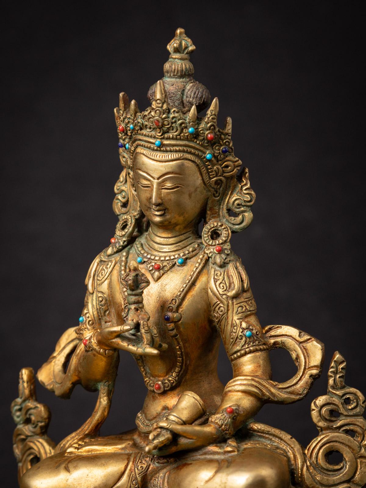 Mid-20th century Old bronze Nepali Vajrasattva statue - OriginalBuddhas 3