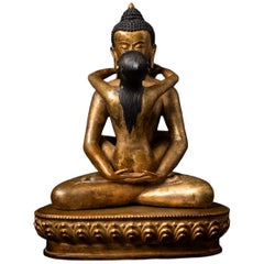 Mid-20th century old bronze Samantabhadra statue from Nepal - OriginalBuddhas