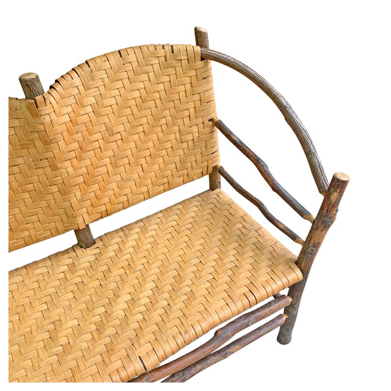 Mid20th Century Old Hickory Settee at 1stDibs