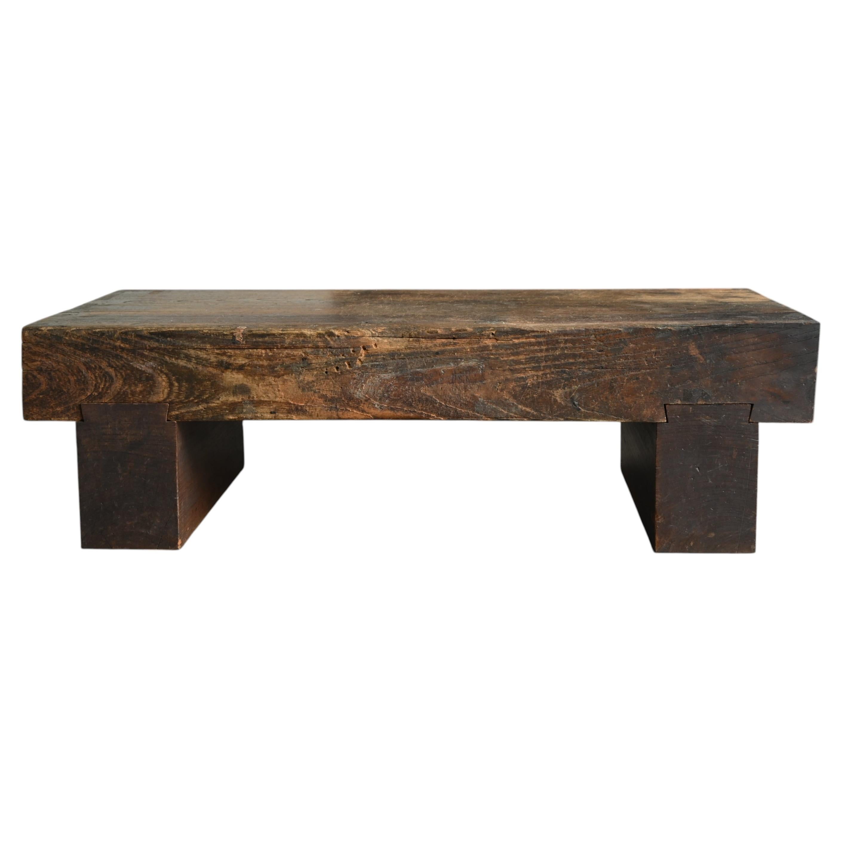 Mid-20th Century Old Japanese Keyaki Wood Craftsman's Work Table TA139