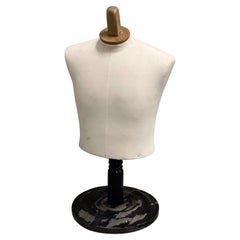 Mid-20th Century Old Stockman Paris Male Bust Mannequin on Stand