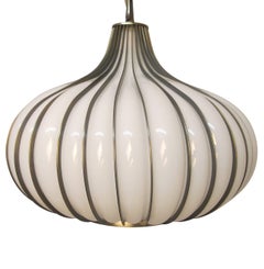 Mid-20th Century "Onion" Pendant Light Fixture