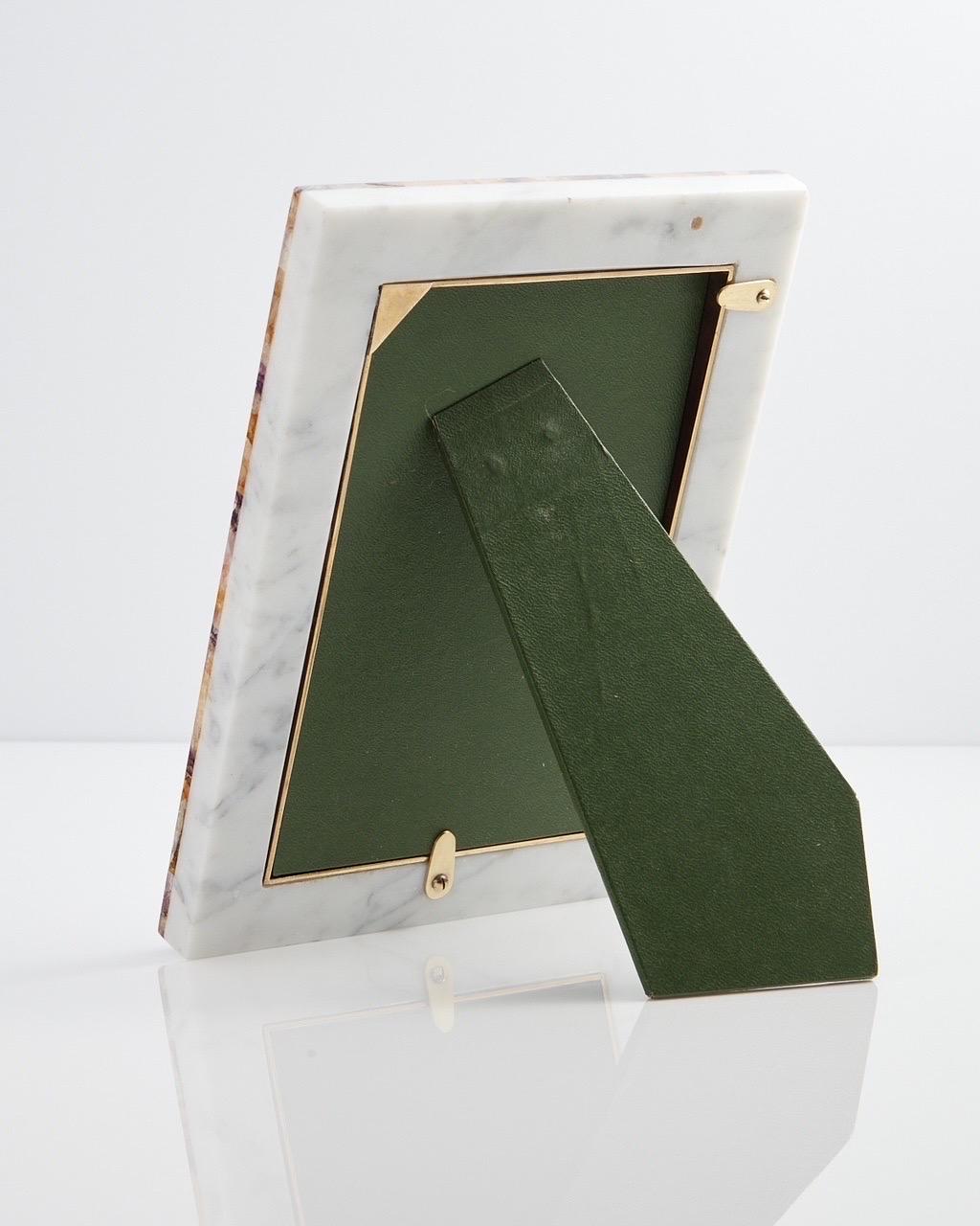 Mid 20th Century Onyx Blue John Picture Frame Decoration Circa 1960 England For Sale 1