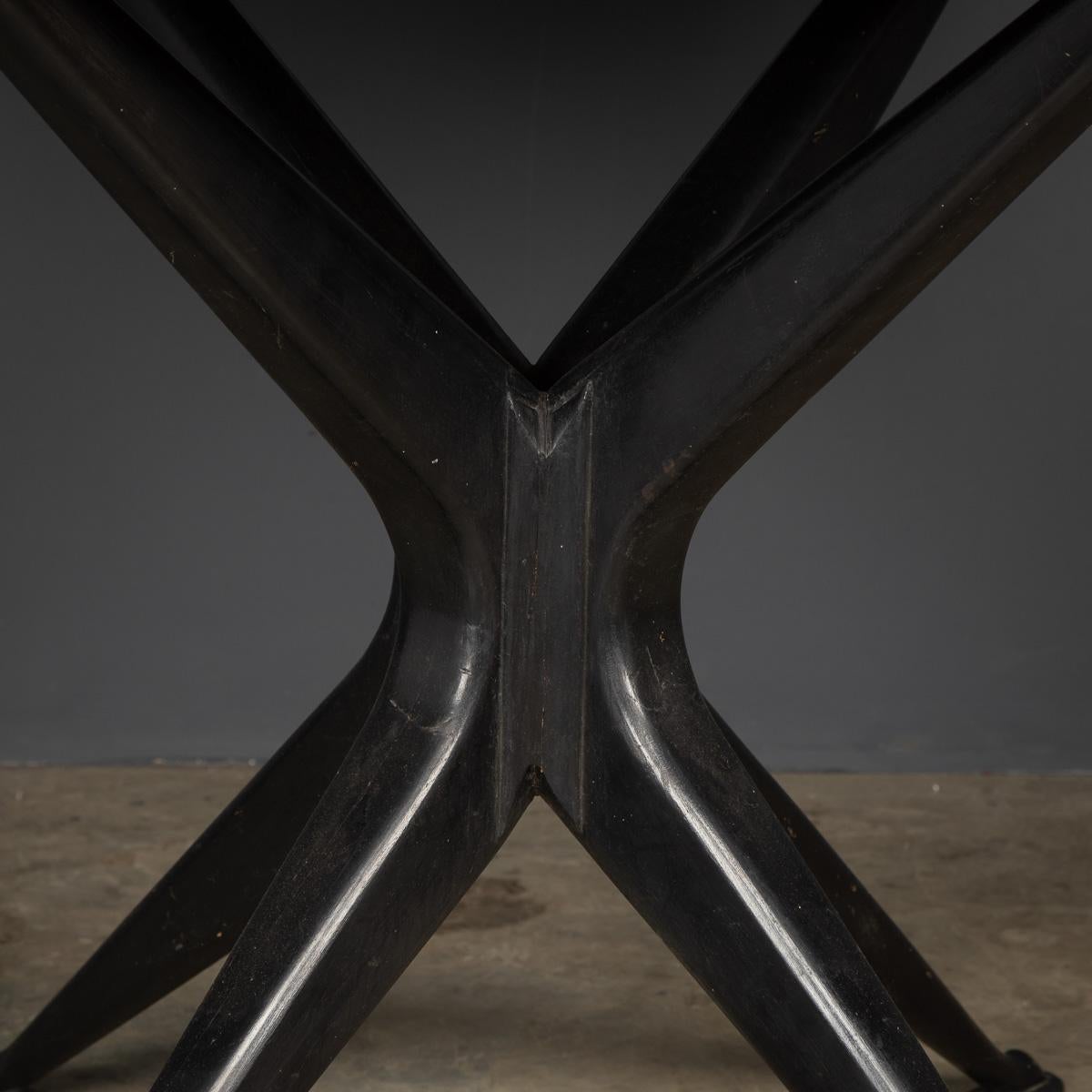 Mid-20th Century Onyx Top Dining Table on Ebonised Stand, c.1950 16