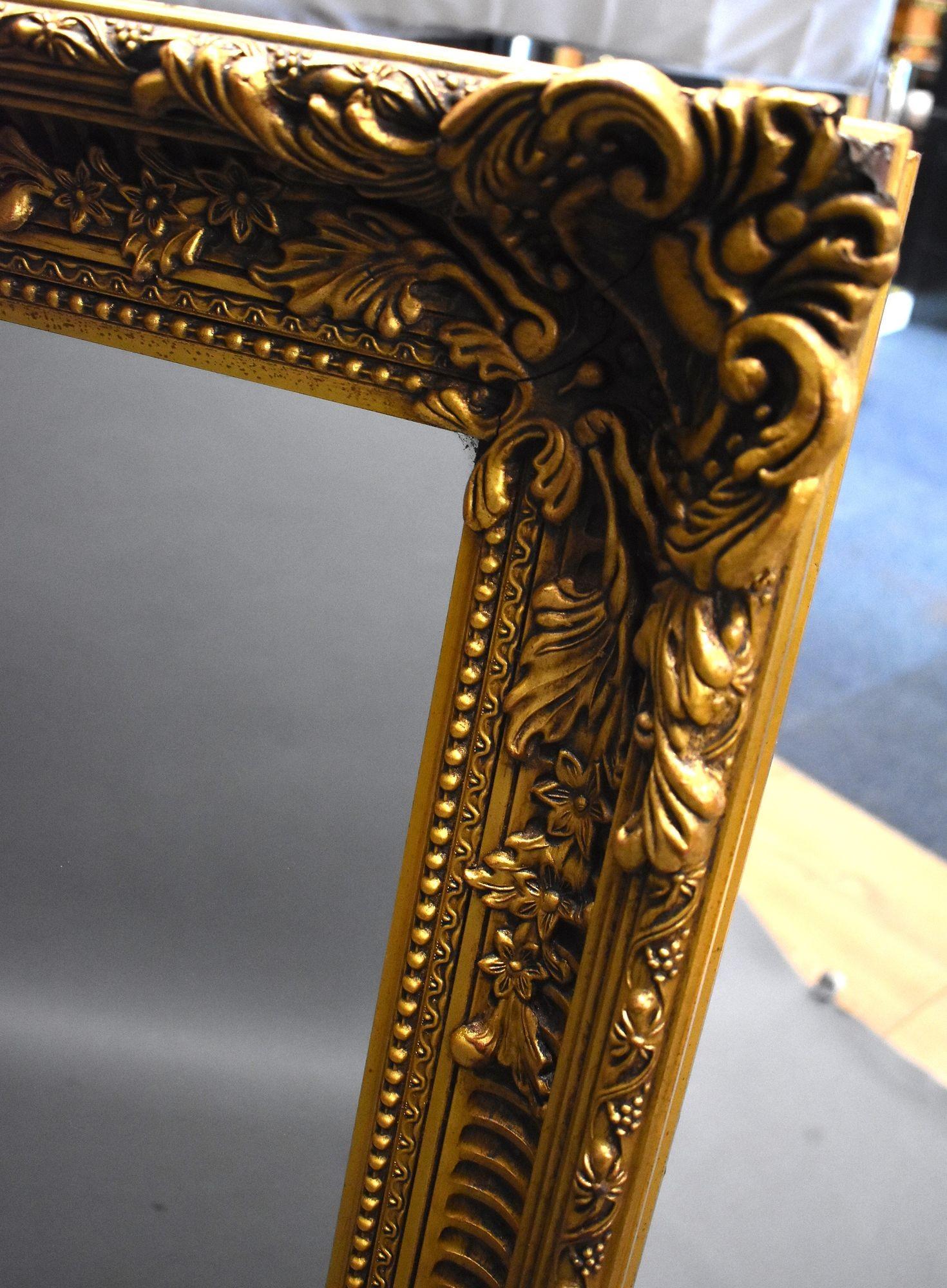 Mid 20th Century Ornate Gilt Mirror In Good Condition For Sale In Chelmsford, Essex