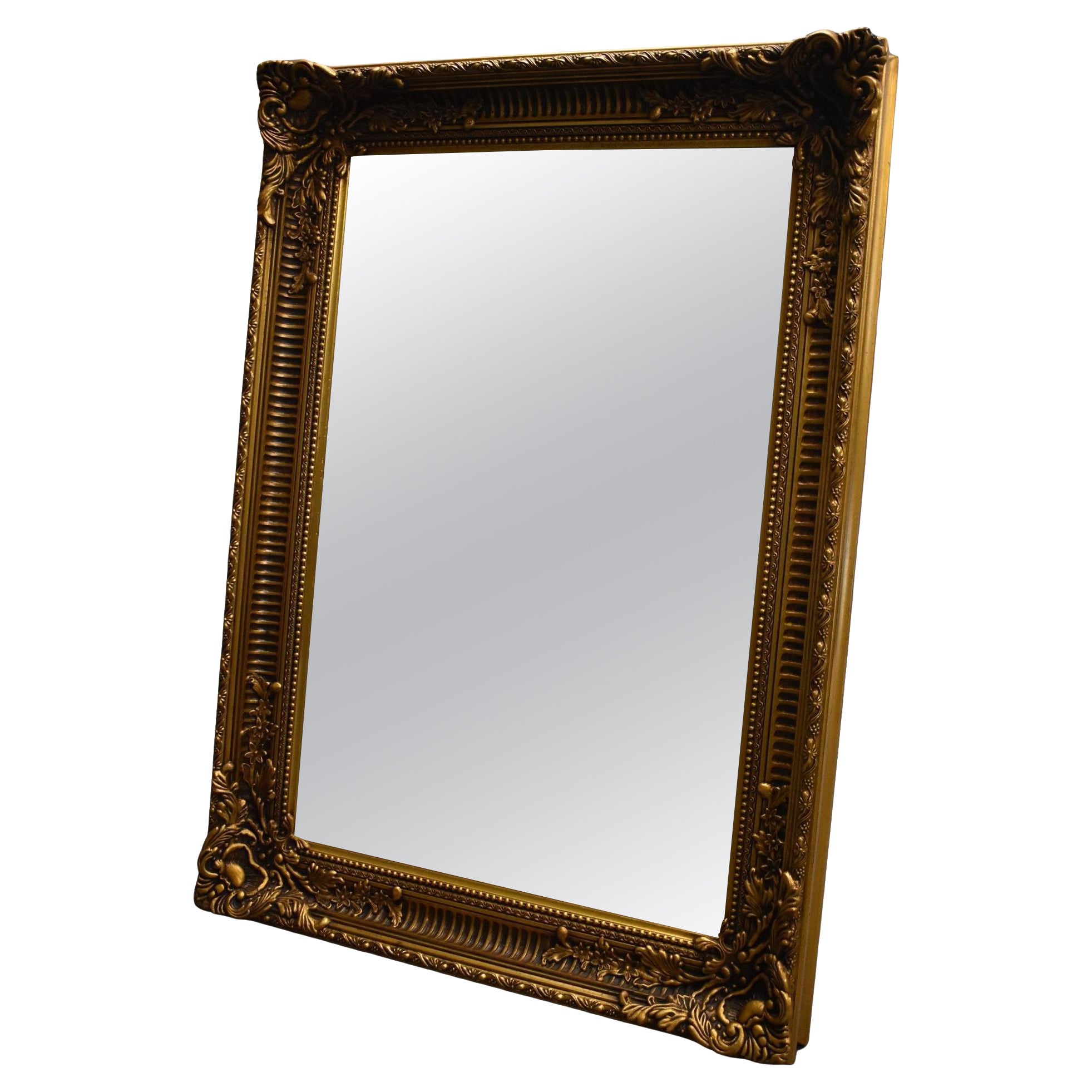 Mid 20th Century Ornate Gilt Mirror For Sale