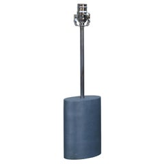 Mid-20th Century Oval Steel Lamp