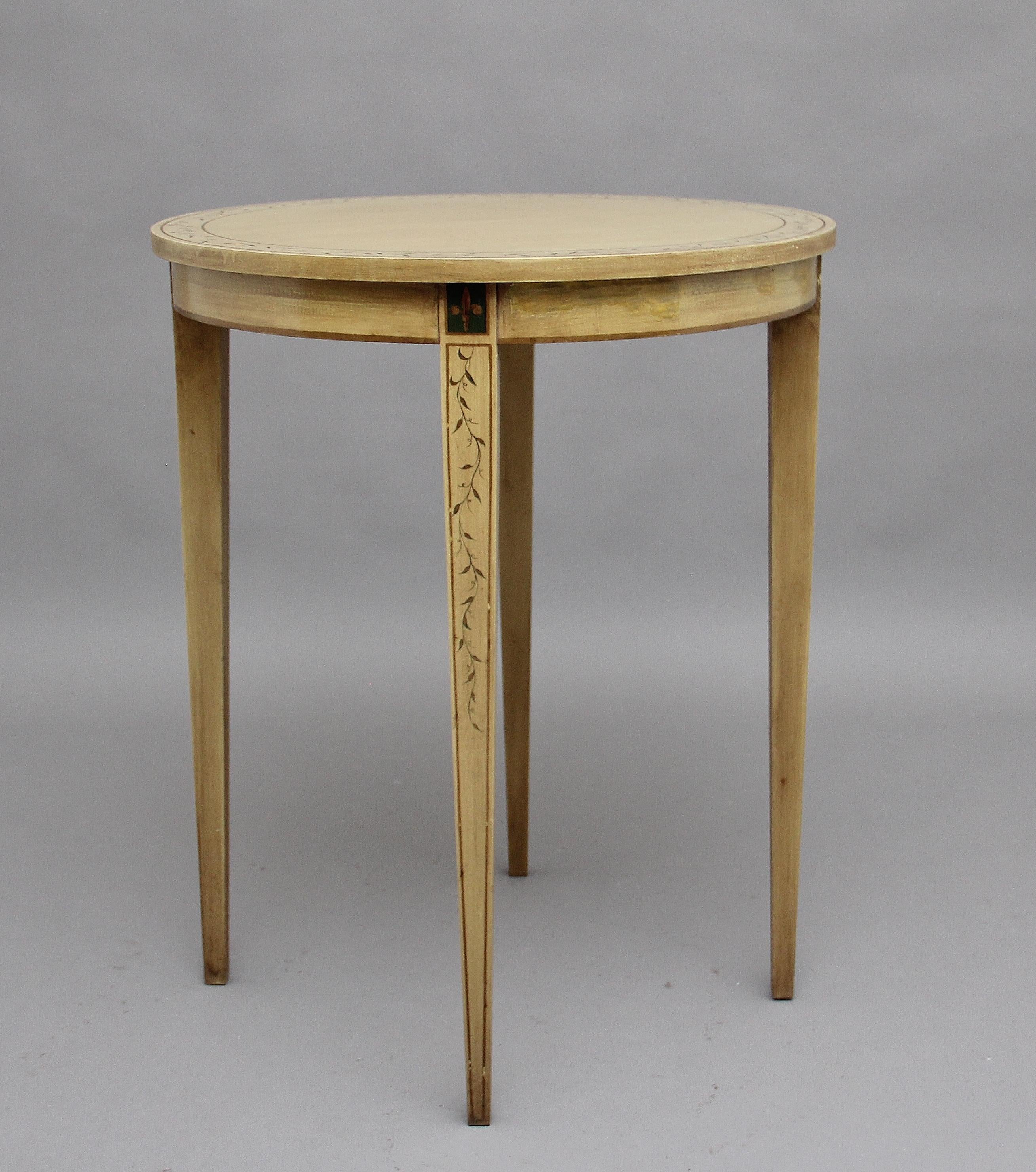 Hardwood Mid-20th Century Painted Table