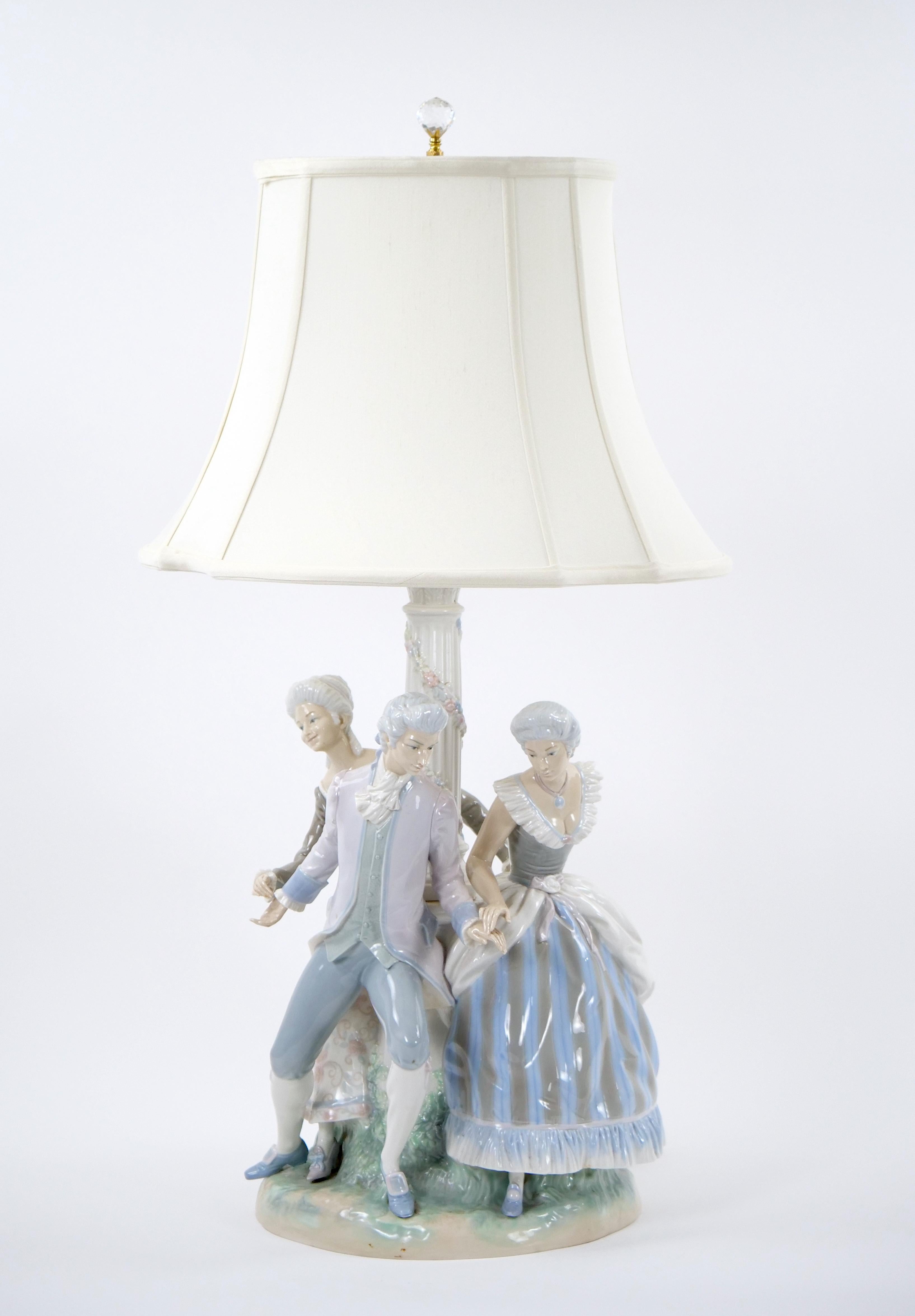 porcelain antique lamps