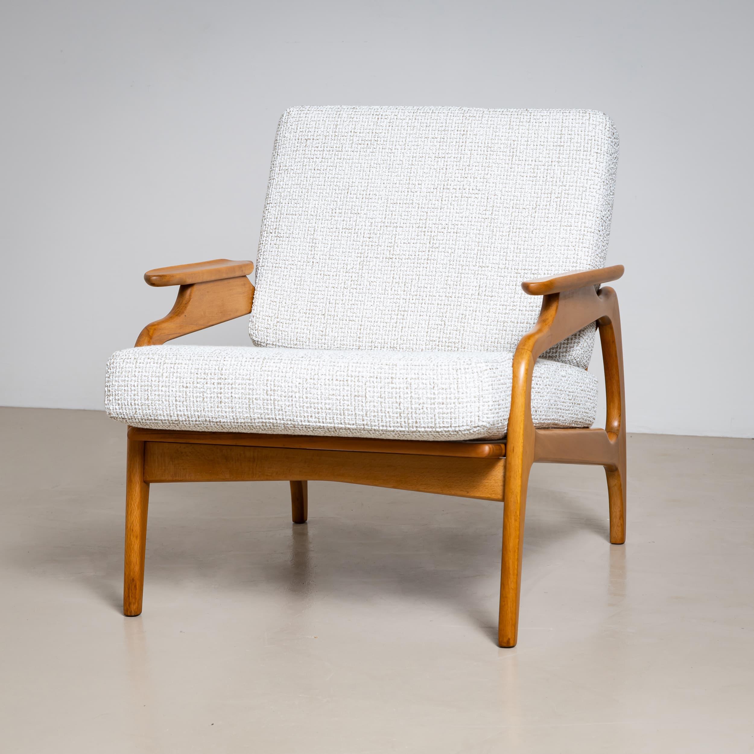 Paire de chaises longues danoises du milieu du 20e siècle Bon état - En vente à New York, NY