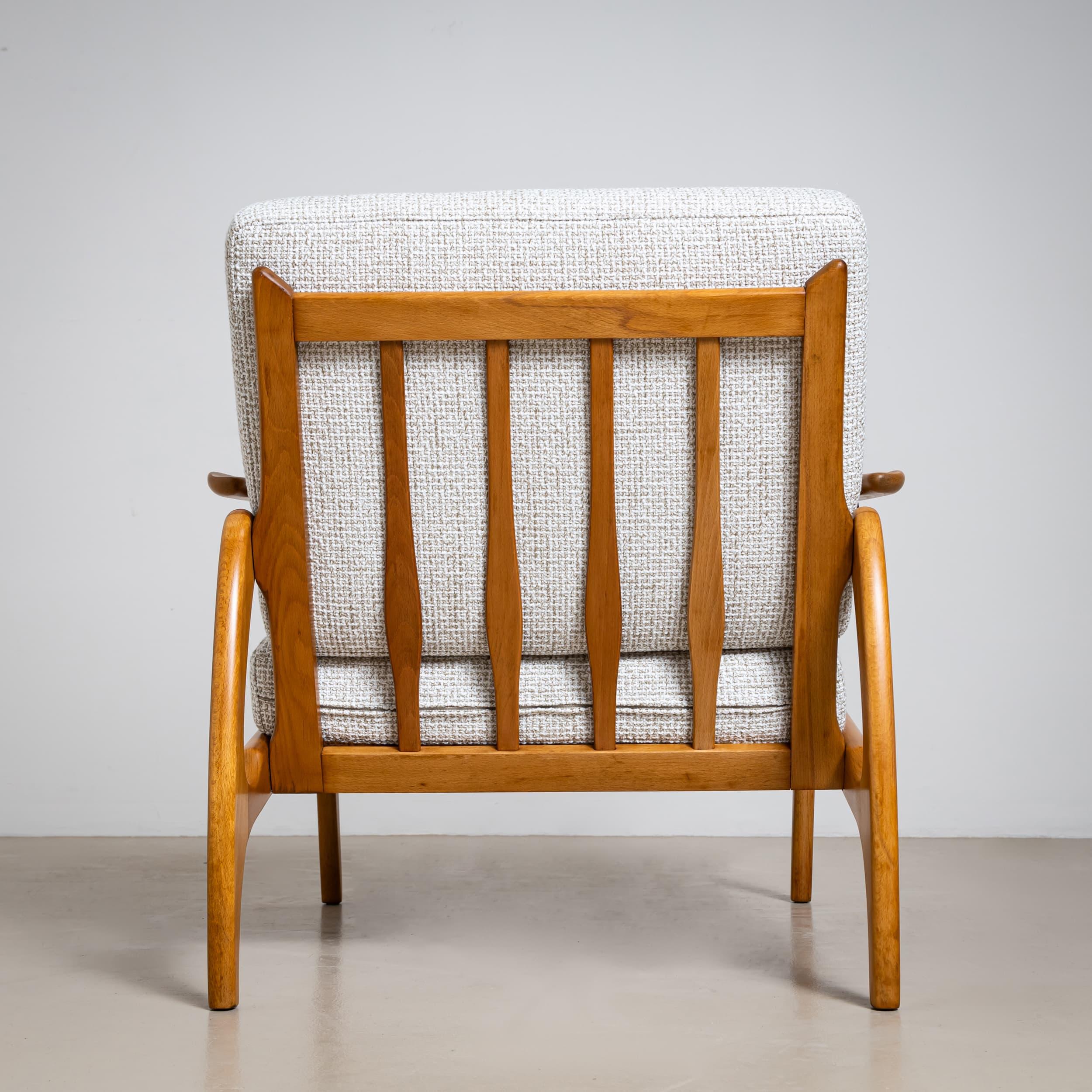 Paire de chaises longues danoises du milieu du 20e siècle en vente 1