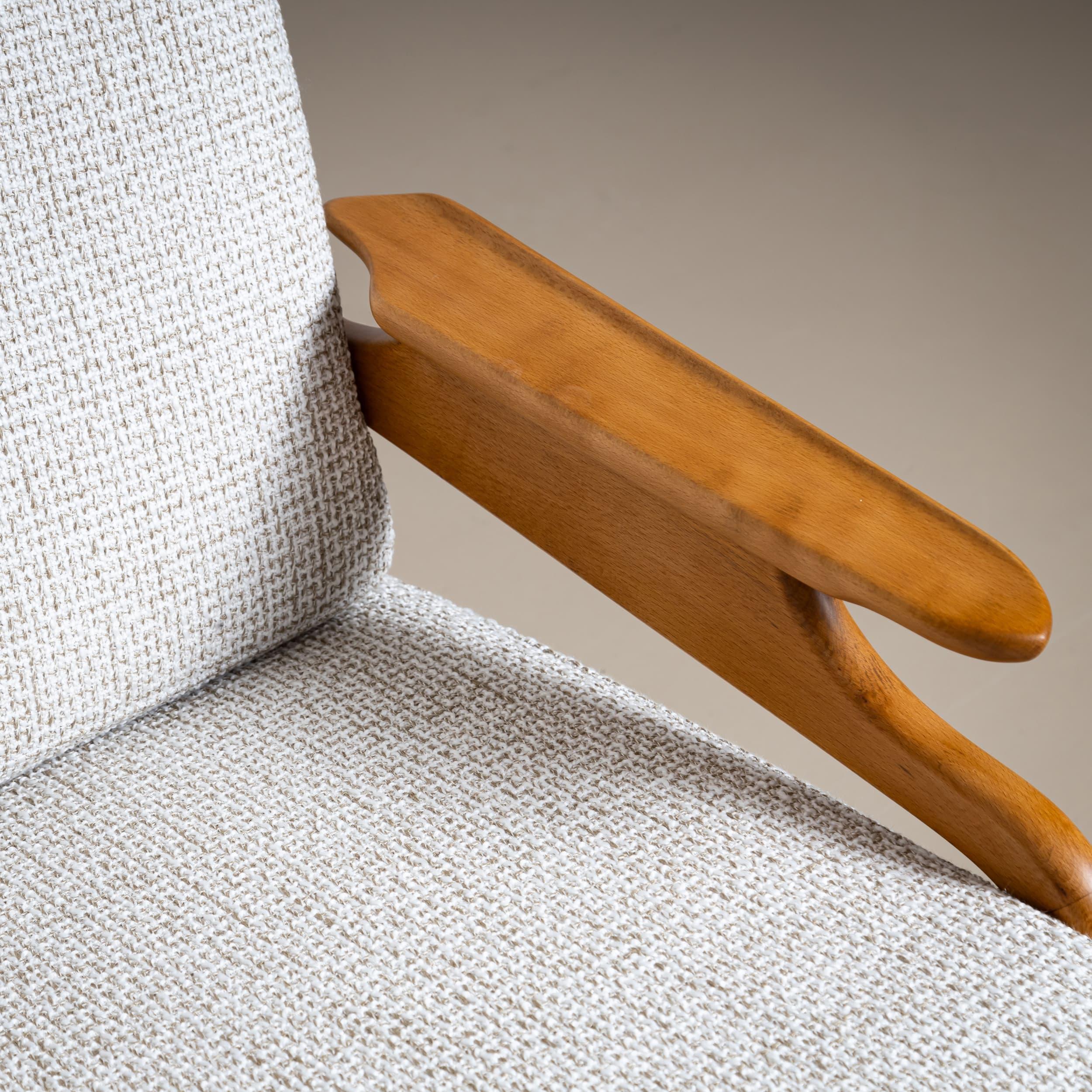 Paire de chaises longues danoises du milieu du 20e siècle en vente 2
