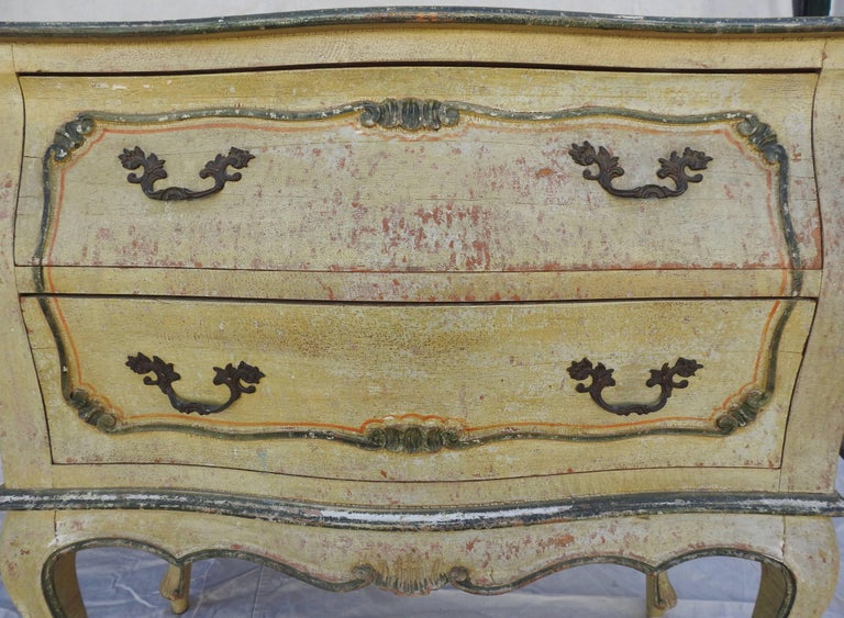 Mid20th Century Pair of Italian HandPainted Bombay Chest at 1stDibs