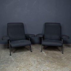 Paar italienische Loungesessel aus der Mitte des 20. Jahrhunderts von Roberto Menghi, um 1959