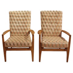 Mid-20th Century Pair of Parker-Knoll Arm Chairs