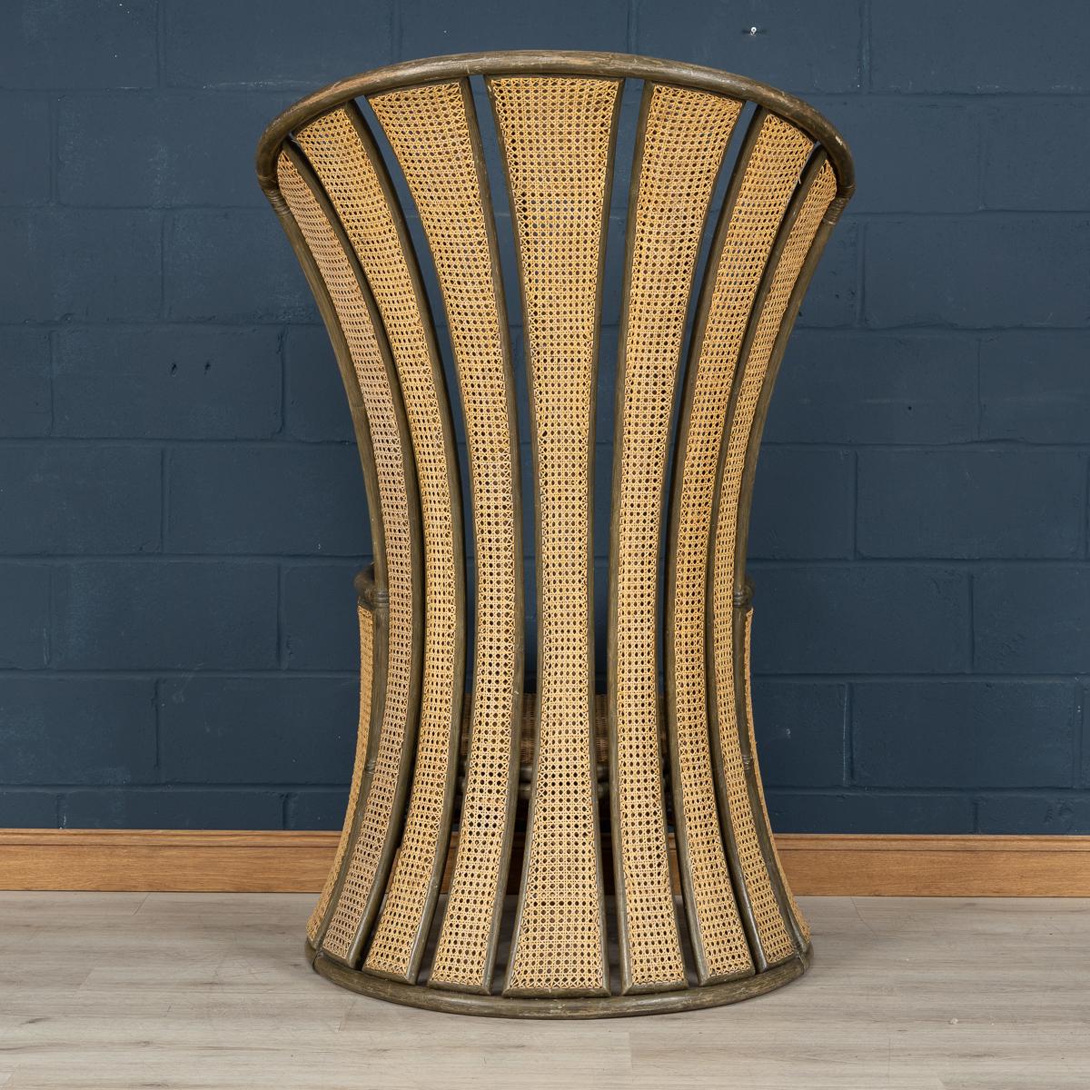 rattan high chair