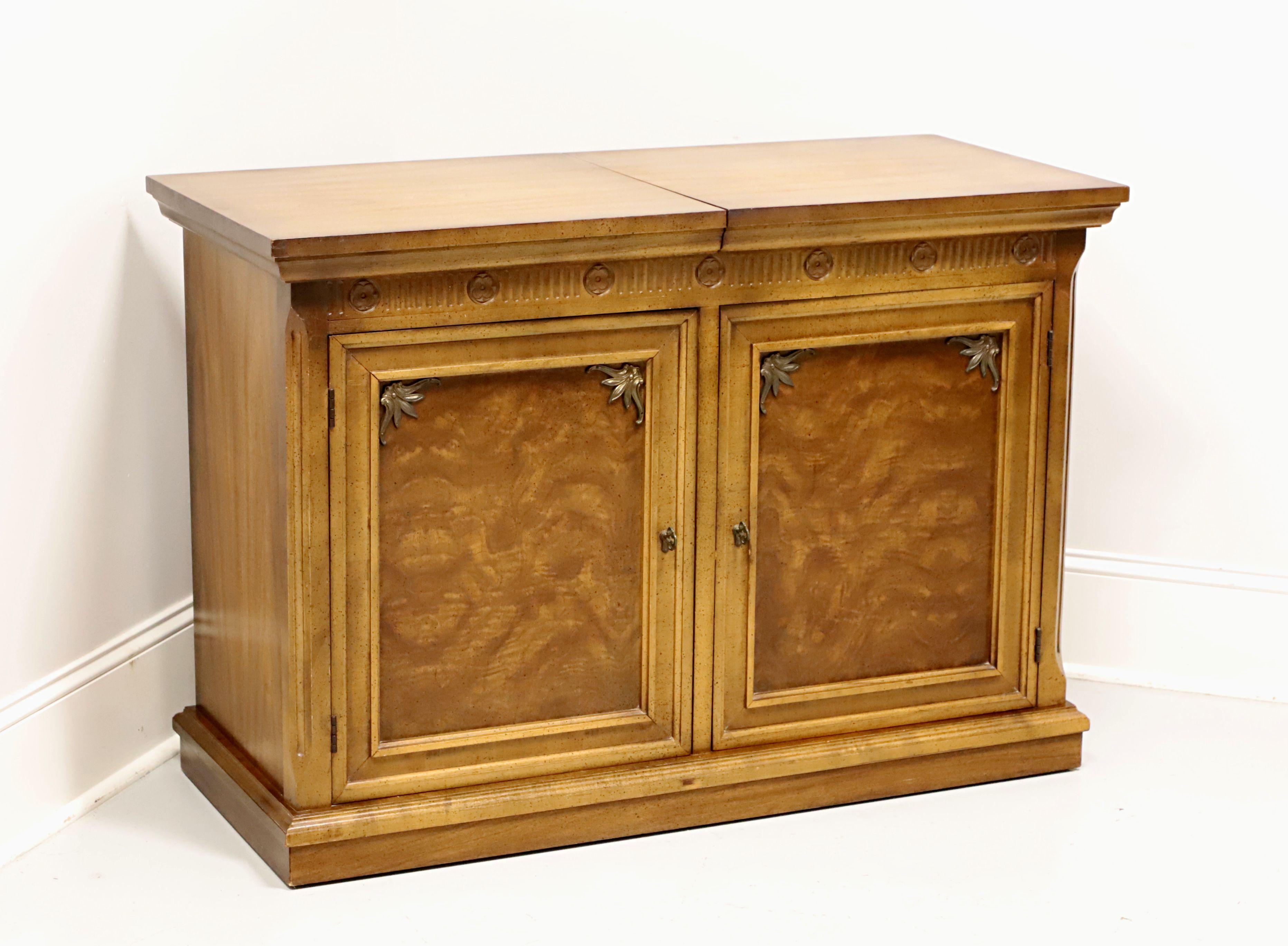 Mid 20th Century Pecan Neoclassical Style Slide Top Server For Sale 9