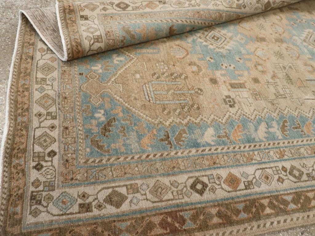 Persischer Afshar-Akzentteppich aus der Mitte des 20. im Angebot 3