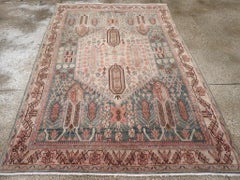 Mid-20th Century Persian Afshar Accent Rug